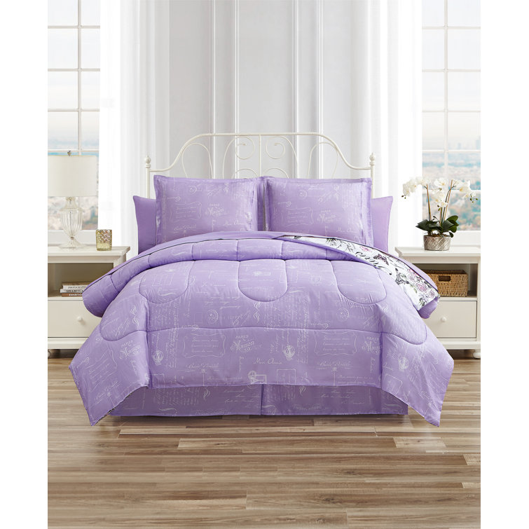 One Allium Way® Paris Floral Lilac Ultra Soft Microfiber